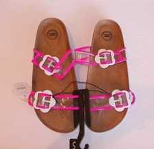 Wonder Nation Girls Youth Comfort Strappy Slide Sandals Size 5 OR 6