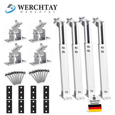 Aufständerung Solarmodul Halter Wand Dach Boden Balkonkraftwerk PV 2 Paneele
