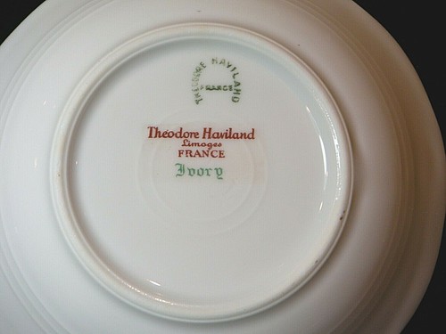 Antique ca. 1920's Theodore Haviland "Ivory" China Dinnerware & Servingware - Picture 9 of 46