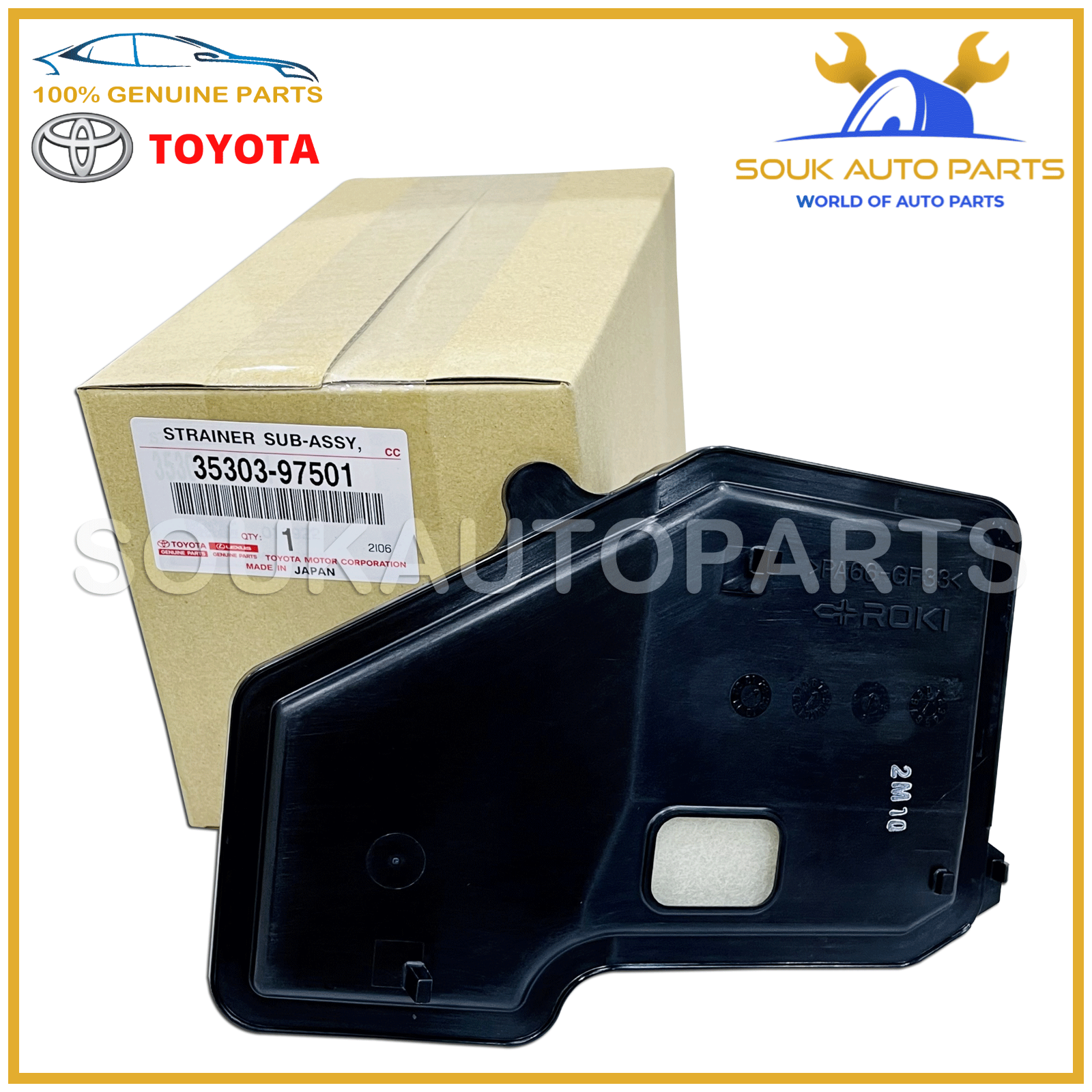 35303-97501 Genuine Toyota STRAINER SUB-ASSY, OIL 3530397501 OEM  
