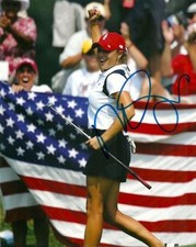 LPGA Natalie Gulbis Autographed Signed 8x10 Golf Photo COA A11