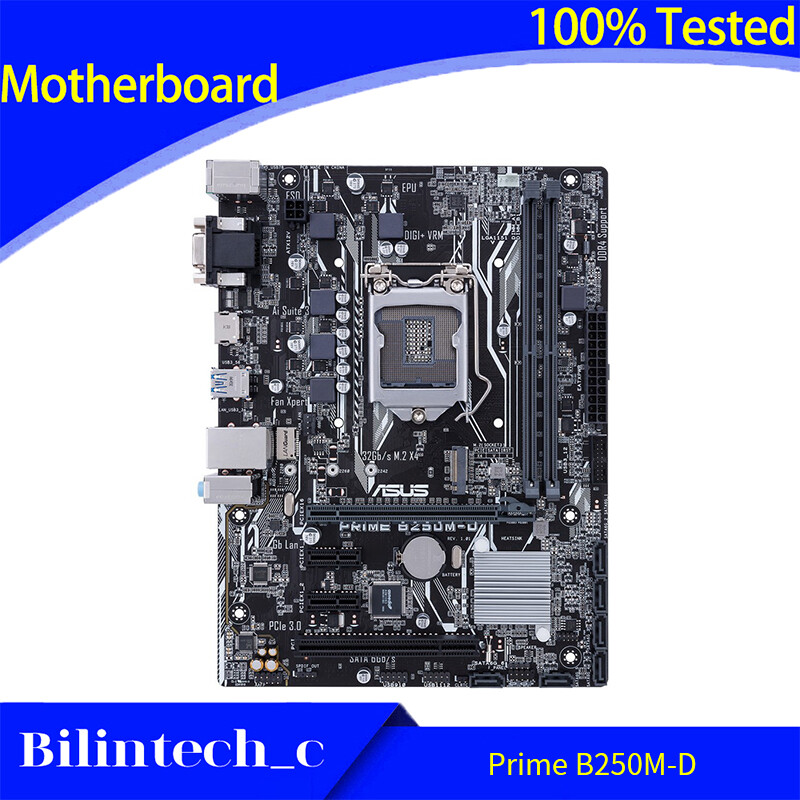 FOR ASUS Prime B250M-D Motherboard Supports 6/7th Generation DDR4