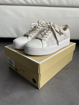Michael Kors Poppy Lace Up Sneaker Creme Gr. 39