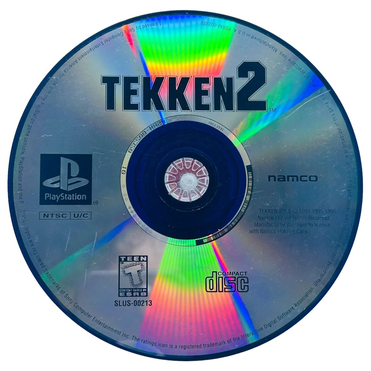 Tekken 2 (Sony PlayStation 1) PS1 Tested Game Disc