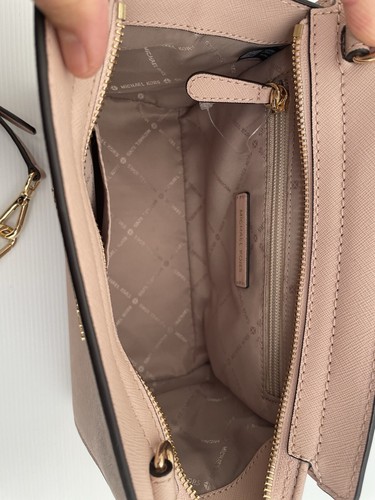 Michael Kors MK Selma Gold Stud Saffiano Leather Satchel Crossbody - Picture 8 of 18
