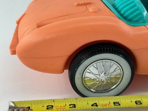 Barbie Convertible 1962 Austin Healy Irwin Mattel 18” Sports Car Vintage 1/6 - Picture 4 of 16