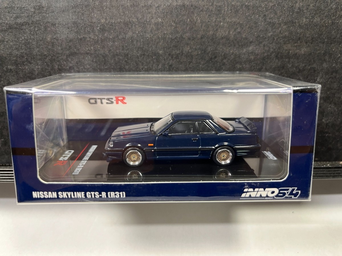 1/64 INNO NISSAN SKYLINE GTS-R (R31) DARK BLUE | eBay