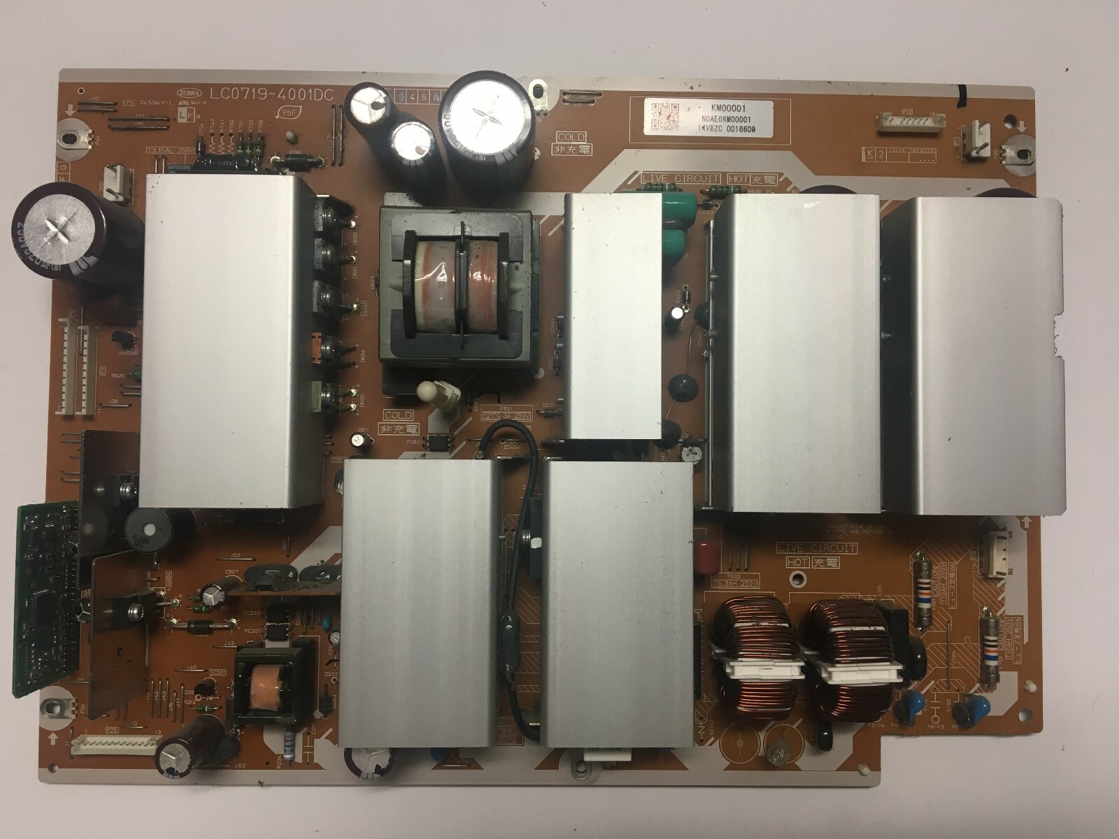 Panasonic TH42PZ80U Power Supply N0AE6KM00001 Pulled from a FULLY