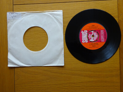 Sylvia Y Viva Espana/Hasta La Vista 7'' 1972 Latin Pop