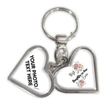 Best DAUGHTER-IN-LAW Ever : Gift Heart Keychain Flowers Floral Boho Vintage