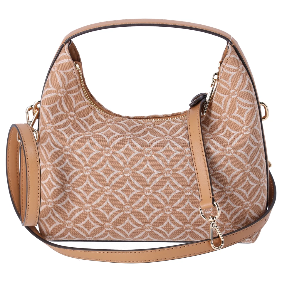 Michael Kors Ember Small Shoulder Crossbody Bag MK Jacquard Deer Tan Multi - Image 3 of 4