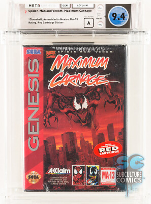 SEGA GENESIS - SPIDER-MAN & VENOM: MAXIMUM CARNAGE - FACTORY