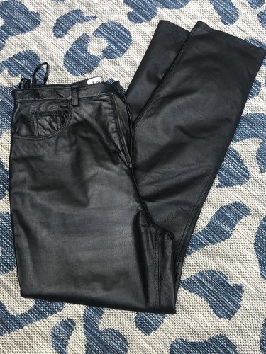 glam rock leather pants