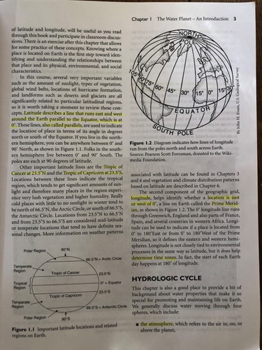 Water Planet Book by East Carolina University Staff, 2012, Good Textbook New $79 - Picture 8 of 9