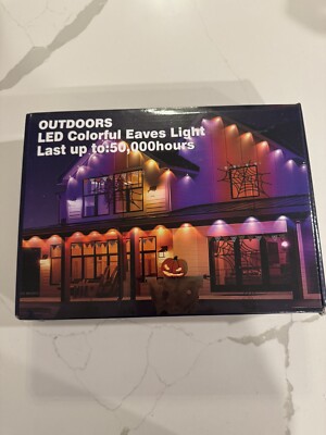 100FT Permanent Outdoor Lights, RGB LED Eaves Lights with APP/Remote Control