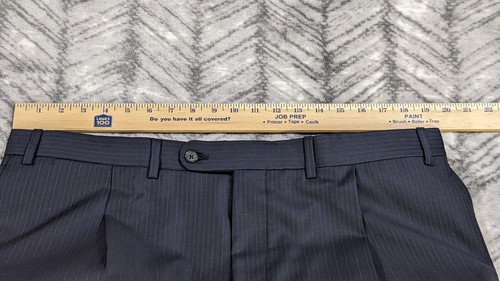 Cremieux Collection 48 R Loro Piana Super 130s Stripe Suit Pants 42 R 39x31 NWT - Picture 13 of 24