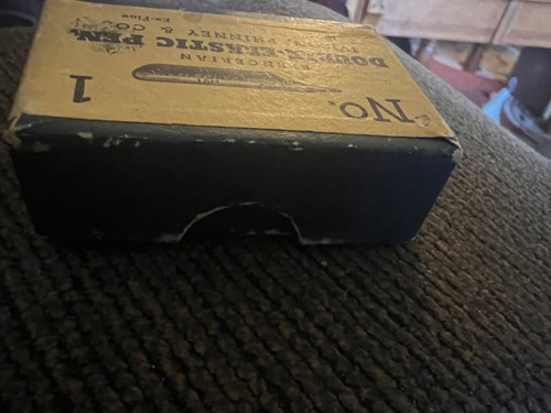 Spencerian vintage n. 1 SCATOLA pennini per penna a immersione DOPPIA ELASTICA - IVISION. PHINNEY - Foto 8 di 9