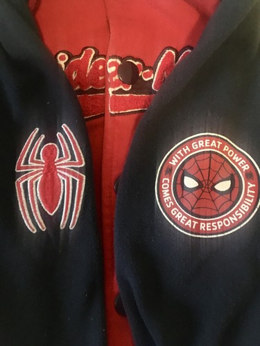 Marvel Spider-Man Kids Red Hoodie Size 4T in VG-Shape, China - Picture 2 of 4