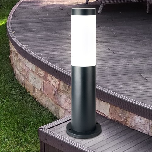 LED Steck Leuchte Garten Strahler Erdspieß Außen Edelstahl Sockel Steh Lampe - Bild 11 von 12