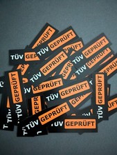 Aufkleber Sticker TÜV GEPRÜFT 100 Stück
