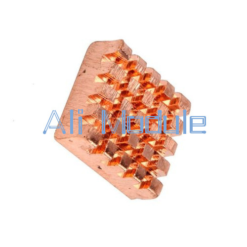 Kupfer Aluminium Kühlung Kühlkörper Lüfter für Himbeere Pi 3 Himbeere Pi 2 B+ AM - Bild 4 von 4
