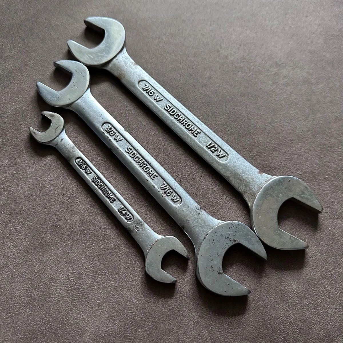 Sidchrome open outlet end spanner set