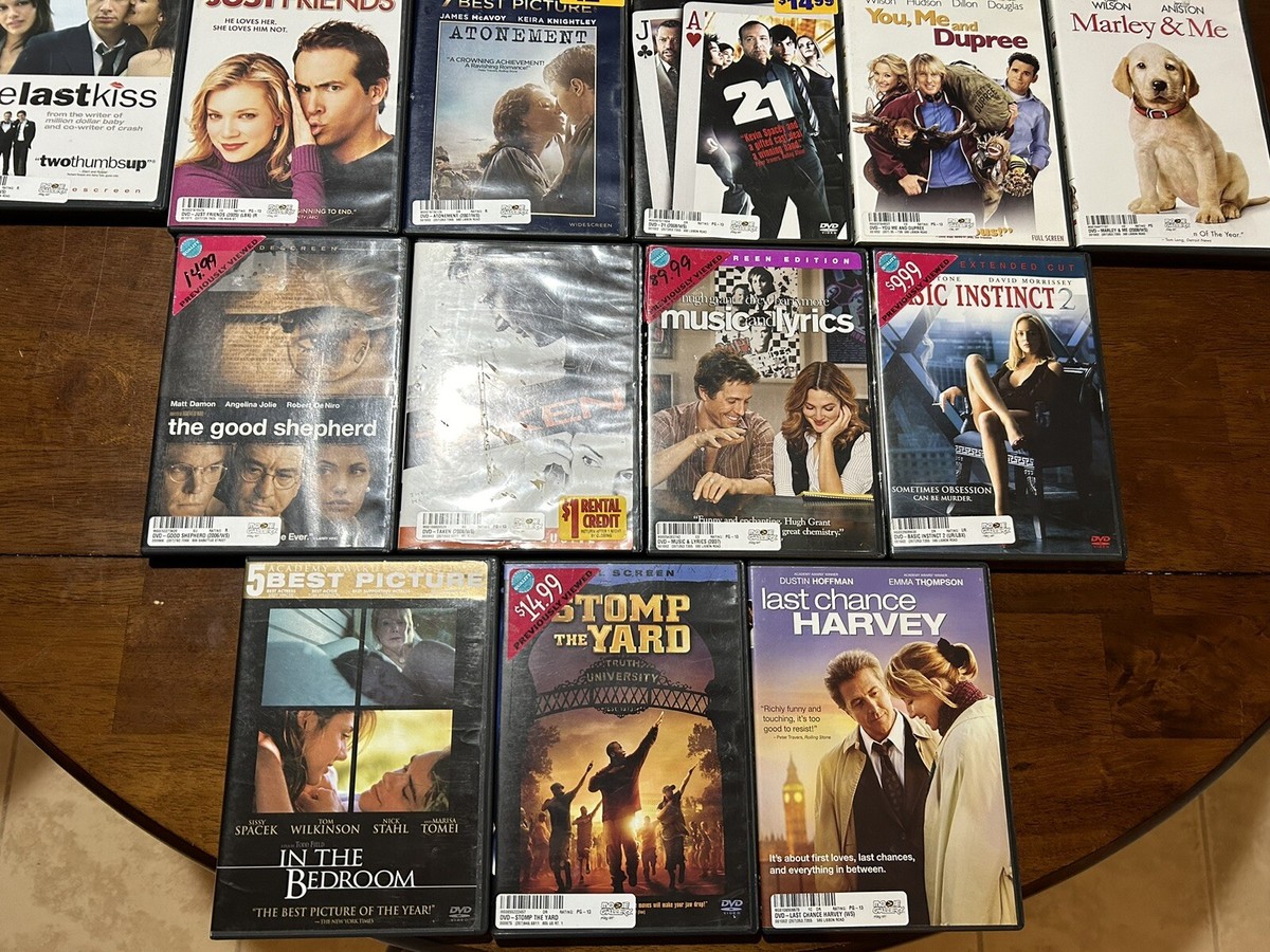Movie Gallery DVD Lot - 19 DVDs All With Movie Gallery Store