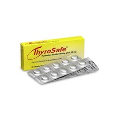 ThyroSafe Potassium Iodide Radiation Protection Tablets Lime Green 1 Count