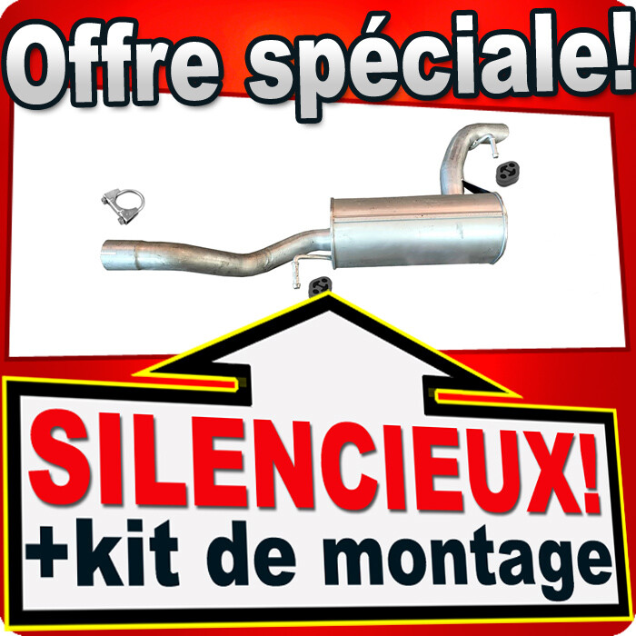 Silencieux arrière Mercedes Viano Vito W639 anti bruit pour moteur CDI défectueux