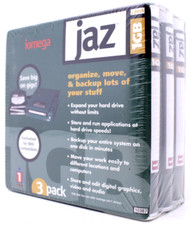 3 Pack of Iomega Jaz 1GB Disks IBM Formatted Item 10387