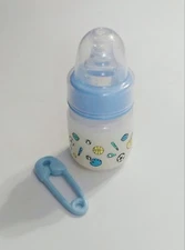 2 Ounce Sealed Reborn Baby Bottle Faux Formula w/ NO HOLE NIPPLE