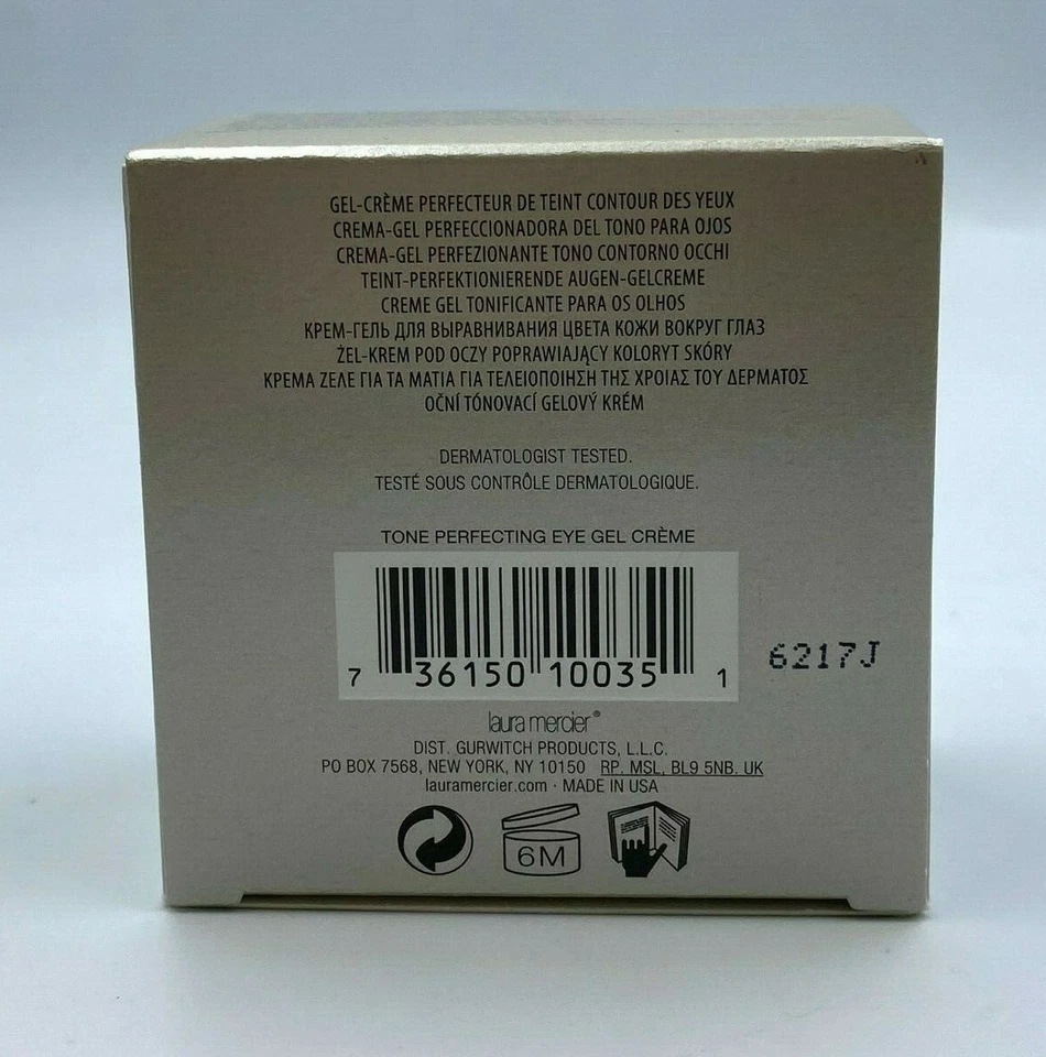 Gel Crema de Ojos Perfeccionadora Tono de Piel Impecable Laura Mercier 0.5oz 100% AUTÉNTICO Foto 3 de 4