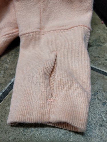 Tek Gear Womens Small Pullover Drawstring Hoodie W/ Pockets Peach Apricot Color - Picture 2 of 14