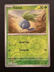 Oddish 001/197 Reverse Holo Common Obsidian Flames Pokemon