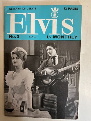 ELVIS MONTHLY 5TH YEAR NUMBER 3 GOOD CONDITION