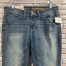 Cruel Denim  31 R Ladies Hannah Flare Denim Jeans blue western cowgirl boot NWT