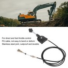 <!--F#f_0-->Excavator Throttle Control Cable Replacement 2.5 Meter Manual Flexible Throttle<!--F/-->