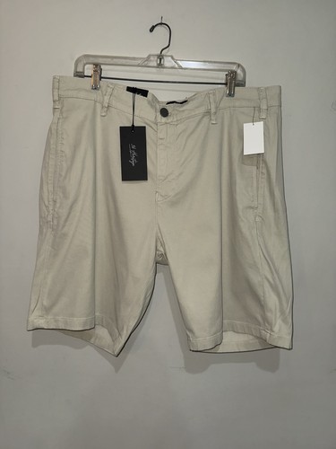 34 Heritage Nevada Tencel Stone Herren Chino Shorts Größe 38 Einzelhandel $ 115