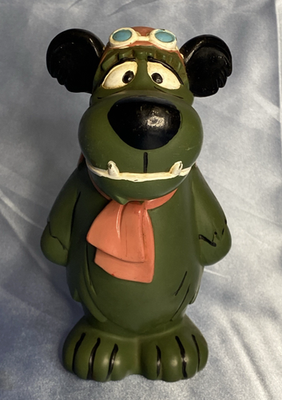 1970 Wacky Races MUTTLEY Vinyl Bank KING'S ISLAND GIFT SHOP Hanna
