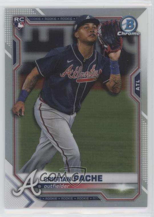 2021 Bowman Chrome SP Rookie Image Variation Cristian Pache #69 0i6p