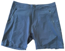 MACK WELDON Chino Golf Shorts Flat‎ Front Stretch Casual Charcoal Gray Size XL