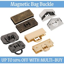 Magnetic Edge Clasp with Triangular Buckle Cover for Magnetic Clasp Bag Closures