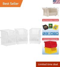 30210 AkroBins Plastic Storage Bins, Space-Saving Stackable Bins for Garage, ...