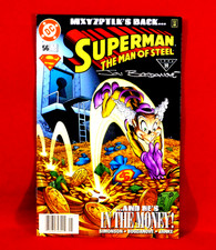 SUPERMAN THE MAN OF STEEL #56 SIGNED BY ARTIST JON BOGDANOVE