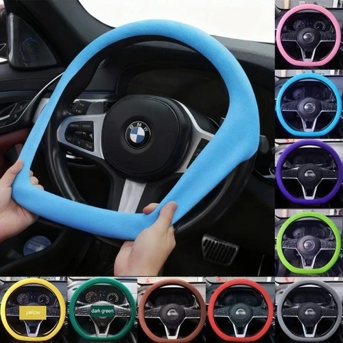 Non-slip Steering Wheel Cover Durable Silicone Car Elastic Glove Cover