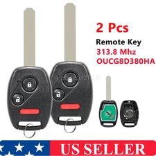 2 for 2005 2006 2007 2008 2009 2010 Honda Odyssey Keyless Car Remote Key Fob