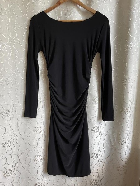 Women Karl Lagerfeld Dress Black Polyester 36 / S #9TMQ