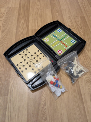 10 MAGNETIC GAMES CHESS CHECKERS CHINESE CHECKERS BACKGAMMON *SNAKES ...