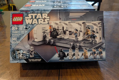 [3x] LEGO Star Wars Boarding the Tantive IV Buildable Toy Playset 75387 SEALED