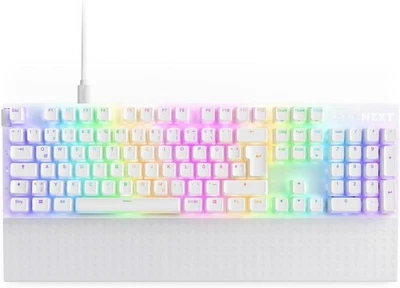Teclado para juegos NZXT Function 2 Keyboard RGP blanco DE distribuidor de formato completo